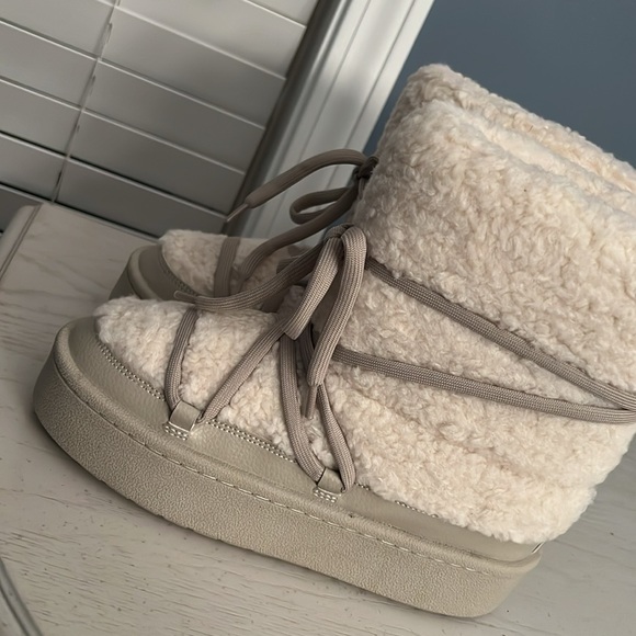 Hm warm lined teddy bear fleece boots - Picture 12 of 12
